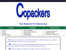 Tablet Screenshot of copackers.net